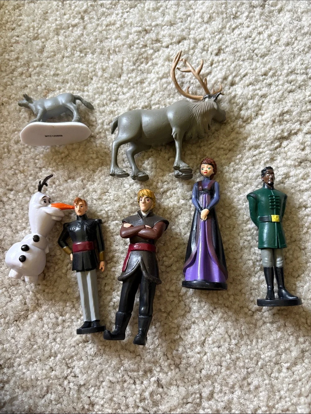 Disney Frozen Figure Lot Cake Topper Mattias Kristoff a queen Iduna Nokk